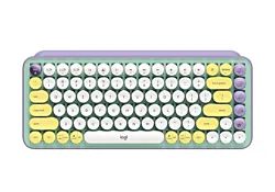 Logitech Bežična mehanička tastatura Pop Keys - Ljubičasto-zelena