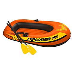 Intex Gumeni čamac Explorer 200 sa veslima 
