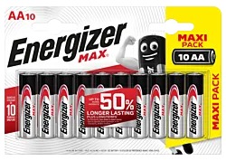 Energizer Alkalne baterije MAX AA - 10 komada