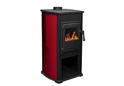 Termo Peć na čvrsto gorivo Elegant - Bordo