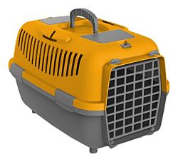PetMax Transporter metalna vrata Lux 3 orange 61 x 40 x 38 cm