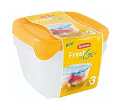 Curver Posuda za odlaganje hrane Go set 3 x  1,2 l