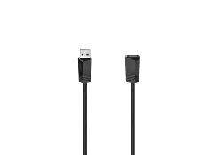 Hama USB 2.0 produžni kabl 0,75 m - Crni