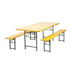 Green Bay Baštenski set Stout - sto + 2 klupe 220 cm x 80 cm