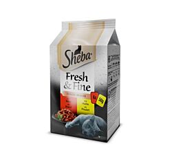 Sheba Kesice za mačke govedina i piletina 6 x 50 g