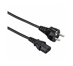 Linkom Kabl za napajanje 3 x 1mm - Crni 1,8 m