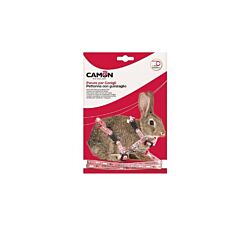 Camon Pojas i povodac za zečeve 8 cm x 120 cm - Roze A2201485