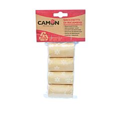 Camon Kesice za izmet biorazgradive 4 x 10 kom, Braon A2201683