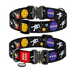 CLR WD Ogrlica za pse sa QR pasošem NASA 43-70 cm A2202274