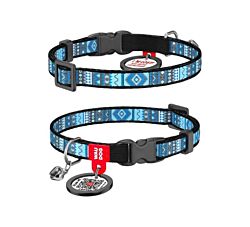 CLR WD Ogrlica za pse Etno plava 20-30 cm A2202288