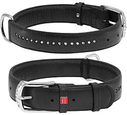 CLR WD Ogrlica za pse 38-49 cm - Crna A2202548