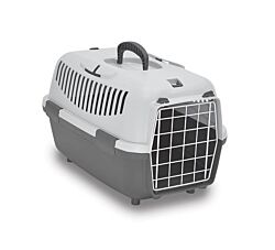 PetMax Transporter za ljubimce 48 x 32 x 32cm Lux 1 - Sivi