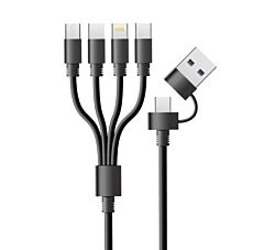 DPM USB kabl 6u1 1,5 m - Crni
