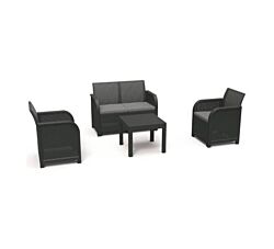 Keter Baštenska garnitura Rosalie 2 seater - Grafit  CU 249561