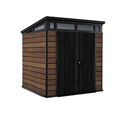 Keter Baštenska kućica Deco Pent 7x7 - Boja oraha CU 259814