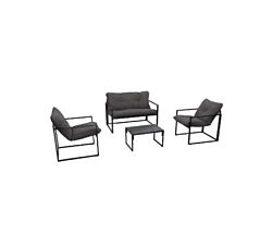 Baštenski set 4-delni - čelik i PE 32-393000