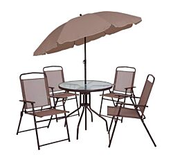 Baštenski set od 6 delova sa suncobranom 32-787000