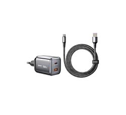 Remax Strujni punjač 1 x USB 3.0+TIP C 100W+kabl TIP C Wisdom Series 100W