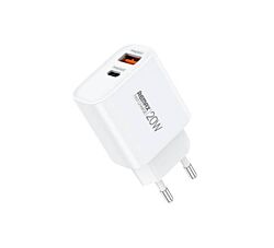 Remax Kućni punjač 1 x USB 3.0+1 x TIP C 20W Kiddy