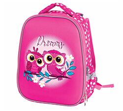 Pulse Anatomski ranac Cube Owl - Roze