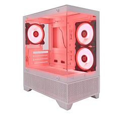 White Shark Kućište Torpedo White + 3x Dash ventilatora