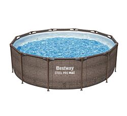 Bestway Bazen okrugli sa čeličnom konstrukcijom 56709 - 3,66 x 1,00 m