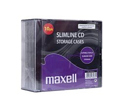 Maxell CD kutija 5 mm Slim case 10 PAK 304460.00.TW - Crna