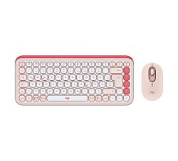Logitech Set tastatura + Miš POP Icon Combo Rose