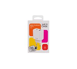 Just In Case Punjač za telefon sa USB-A i USB-C konektorom, 33 W - CH33WUSBUSBC