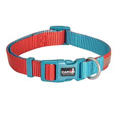 Camon Ogrlica za pse 36 cm - 48 cm - Crvena-Tirkizna A2203549