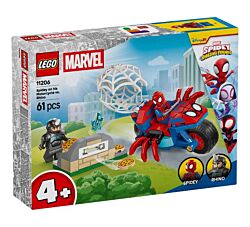 LEGO Spajdi na svom motociklu protiv nosoroga LE11206