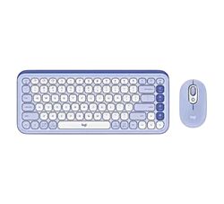 Logitech Set tastatura i miš POP-ICON-COMBO - Ljubičasti