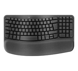 Logitech Bežična tastatura Wave ergonomic - Crna