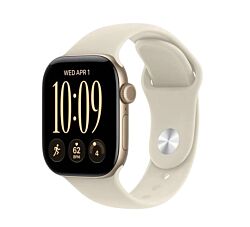 Apple Watch S12 Cellular 46 mm Light Gold Aluminium Case with Sand Sport Band - M/L