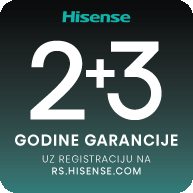 Hisense 5 godina garancije