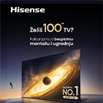 Hisense - Besplatna montaža i ugradnja