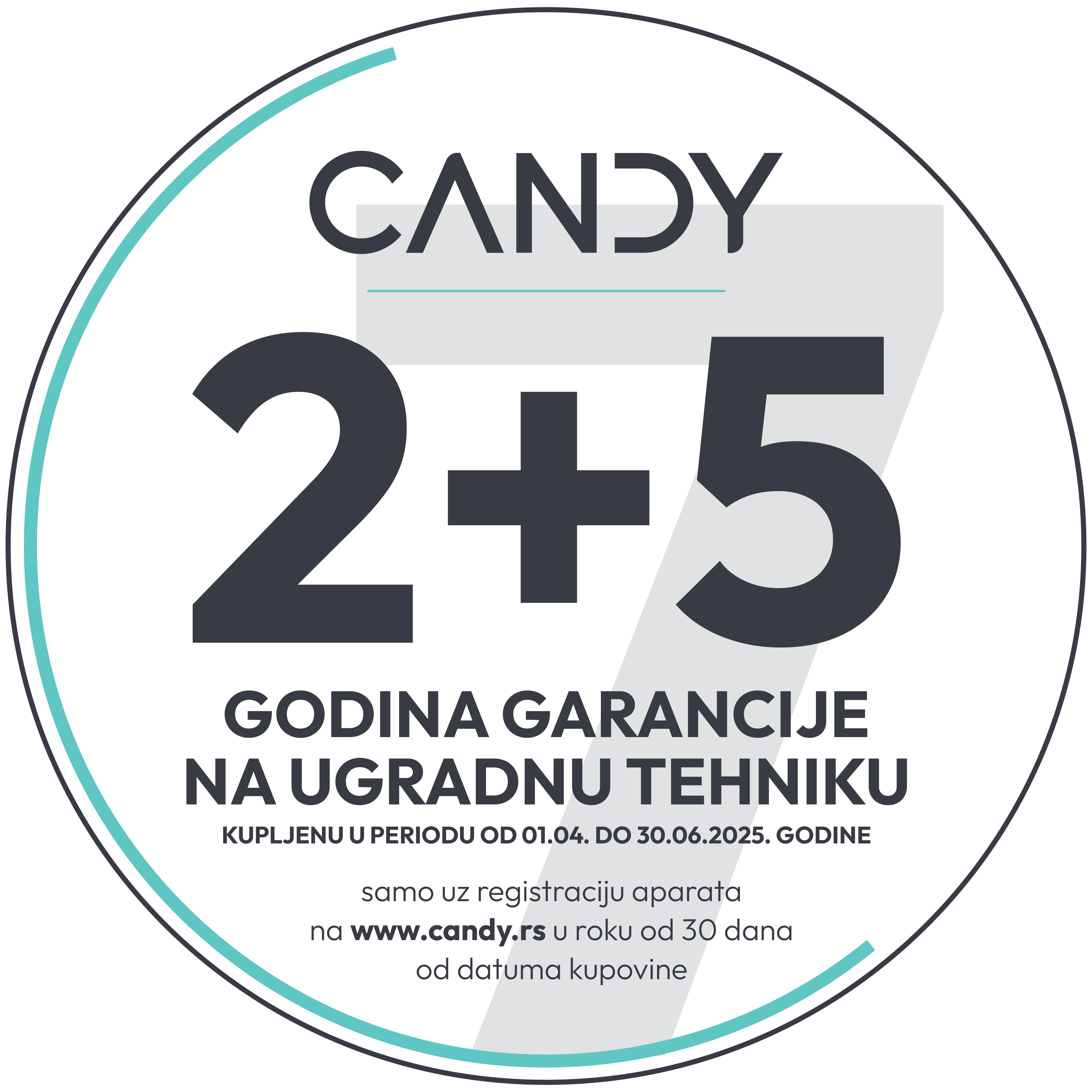 Candy 7 godina garancije